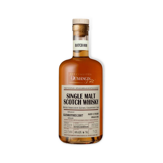 French Whisky - Dumangin Glenrothes 2007 13 Year Old Single Malt Scotch Whisky 700ml (ABV 46%)