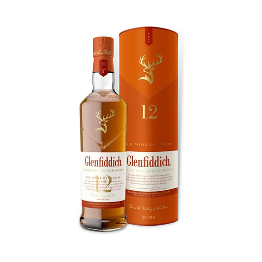 Scotch Whisky - Glenfiddich 12 Year Old Triple Oak Single Malt Scotch Whisky 700ml (ABV 40%)