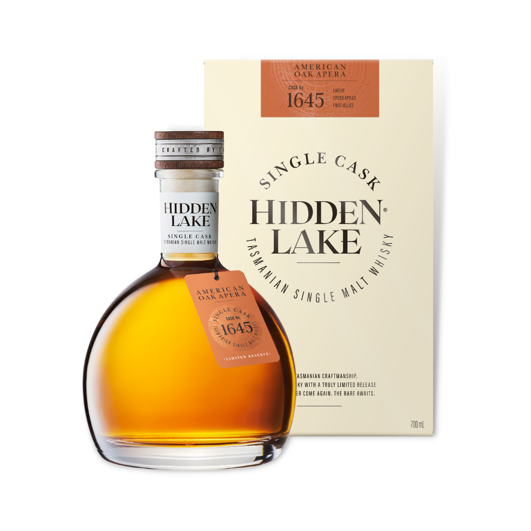 Australian Whisky - Hidden Lake American Oak Apera Single Cask Single Malt Whisky 700ml (ABV 46.2%)