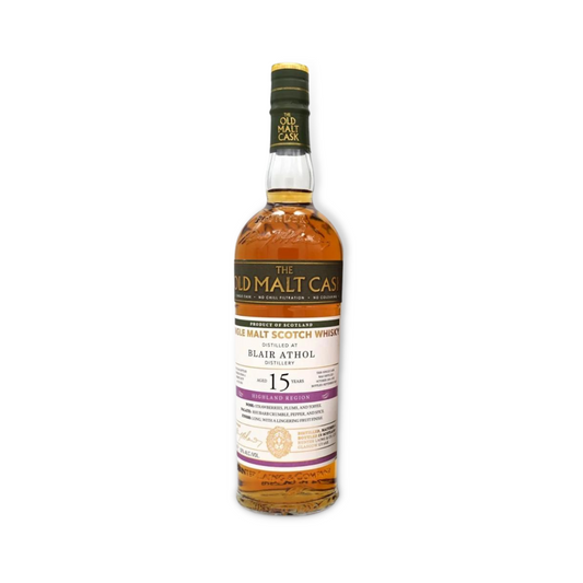 Scotch Whisky - Hunter Laing Old Malt Cask Blair Athol 15 Year Old Single Malt Scotch Whisky 700ml (ABV 50%)