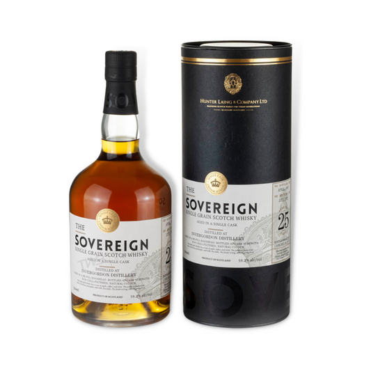 Scotch Whisky - Hunter Laing Sovereign Invergordon 25 Year Old Single Grain Scotch Whisky 700ml (ABV 59.2%)