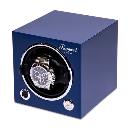 Evo Single Watch Winder - Admiral Blue