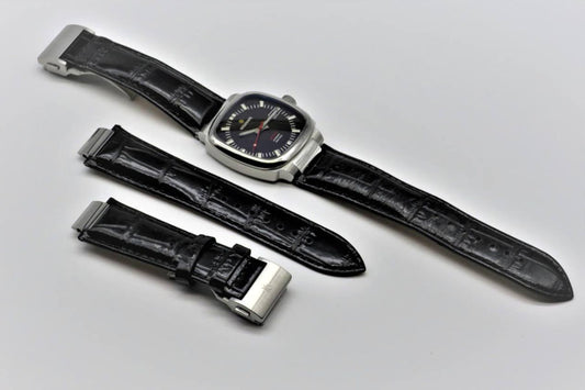 Vesuviate Leather Straps (Black)