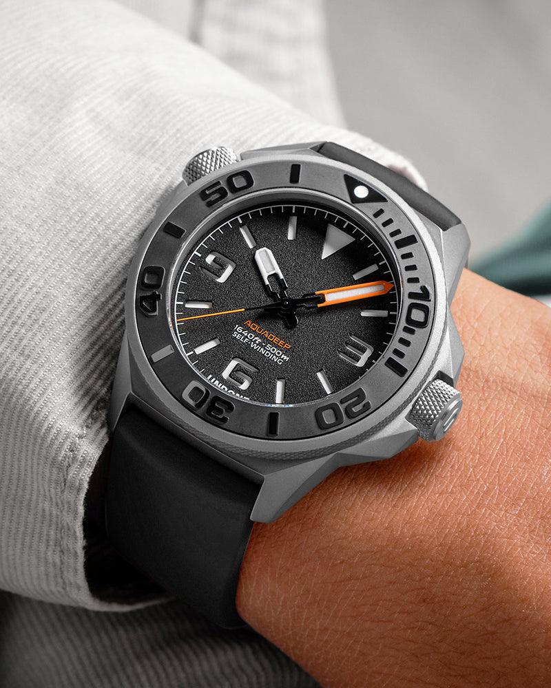 Aquadeep Signal Black Automatic