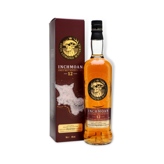 Scotch Whisky - Loch Lomond Inchmoan 12 Year Old Peated Single Malt Scotch Whisky 700ml (ABV 46%)