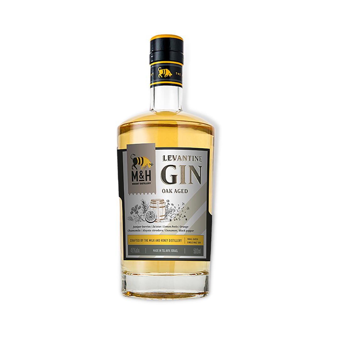 Israeli Gin - Milk & Honey Levantine Oak Aged Gin 500ml (ABV 46%)