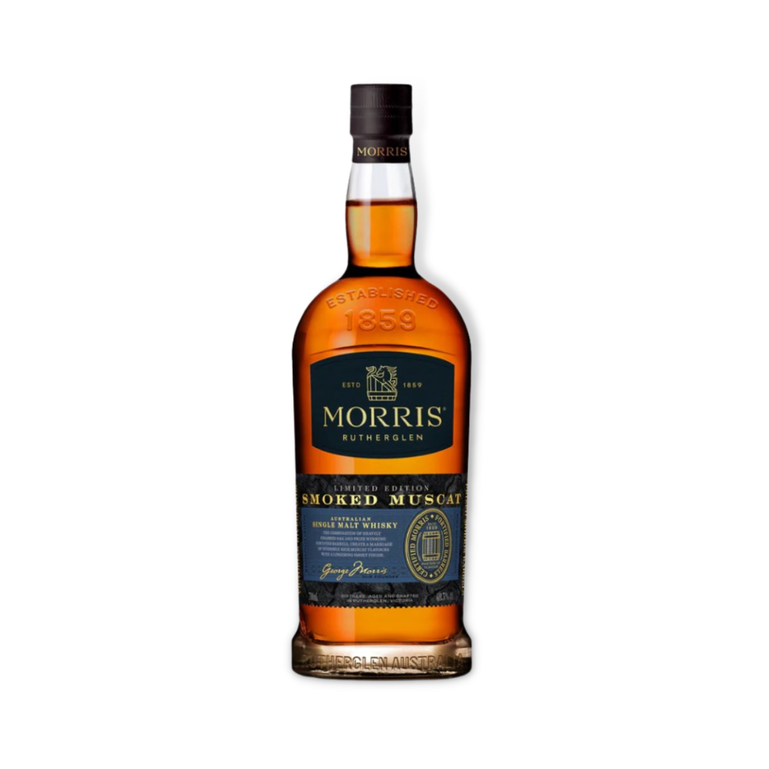 Australian Whisky - Morris Rutherglen Smoked Muscat Barrel Australian Single Malt Whisky 700ml (ABV 48.3%)