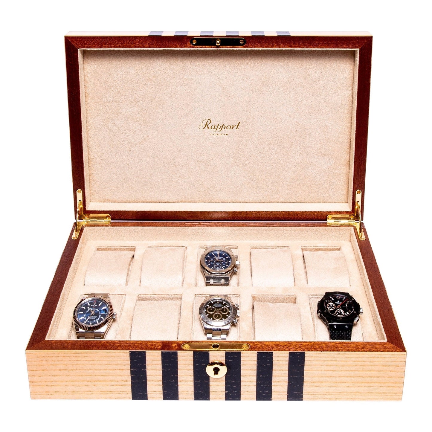 Labyrinth Ten Watch Box - Beige
