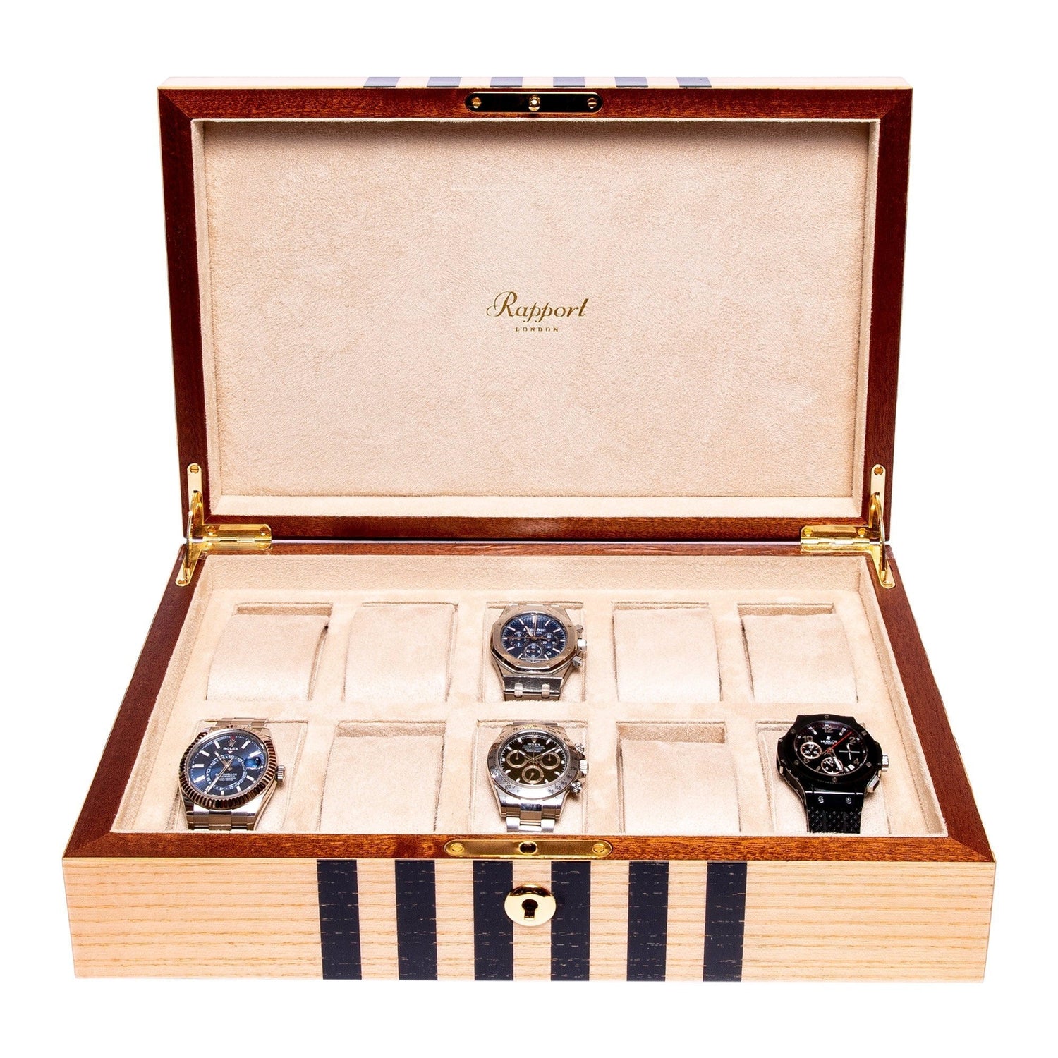 Labyrinth Ten Watch Box - Beige
