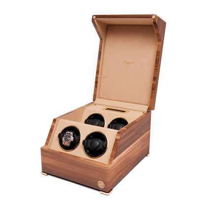 Perpetua III Quad Watch Winder - Walnut