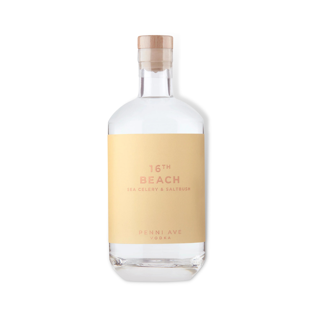 Australian Vodka - Penni Ave 16th Beach Sea Celery & Salt Bush Vodka 700ml (ABV 40%)