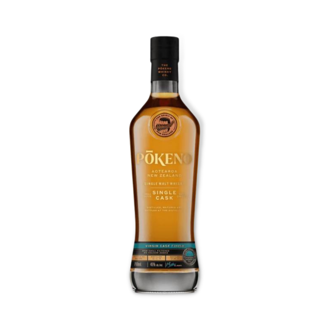 New Zealand Whisky - Pokeno Virgin Oak Cask Single Malt Whisky 700ml (ABV 46%)