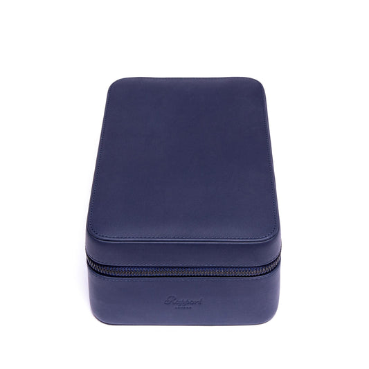 Hyde Park Four Watch Zip Case - Navy