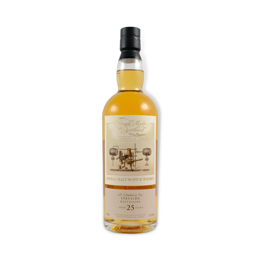 Scotch Whisky - Speyside 25 Year Old Marriage Cask (SMOS) Single Malt Scotch Whisky 700ml (ABV 52.6%)