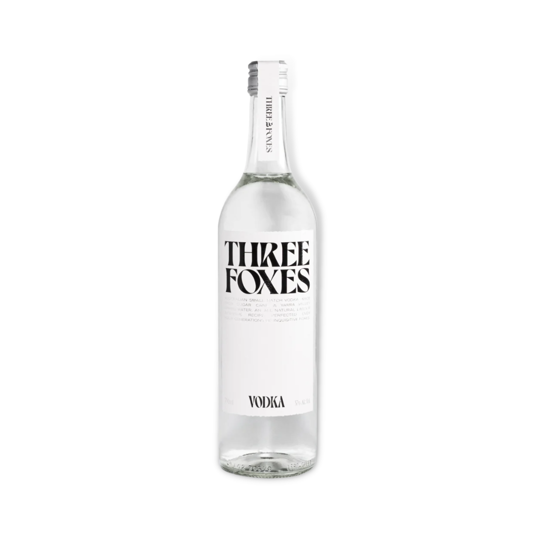 Australian Vodka - Three Foxes Vodka 750ml (ABV 37%)