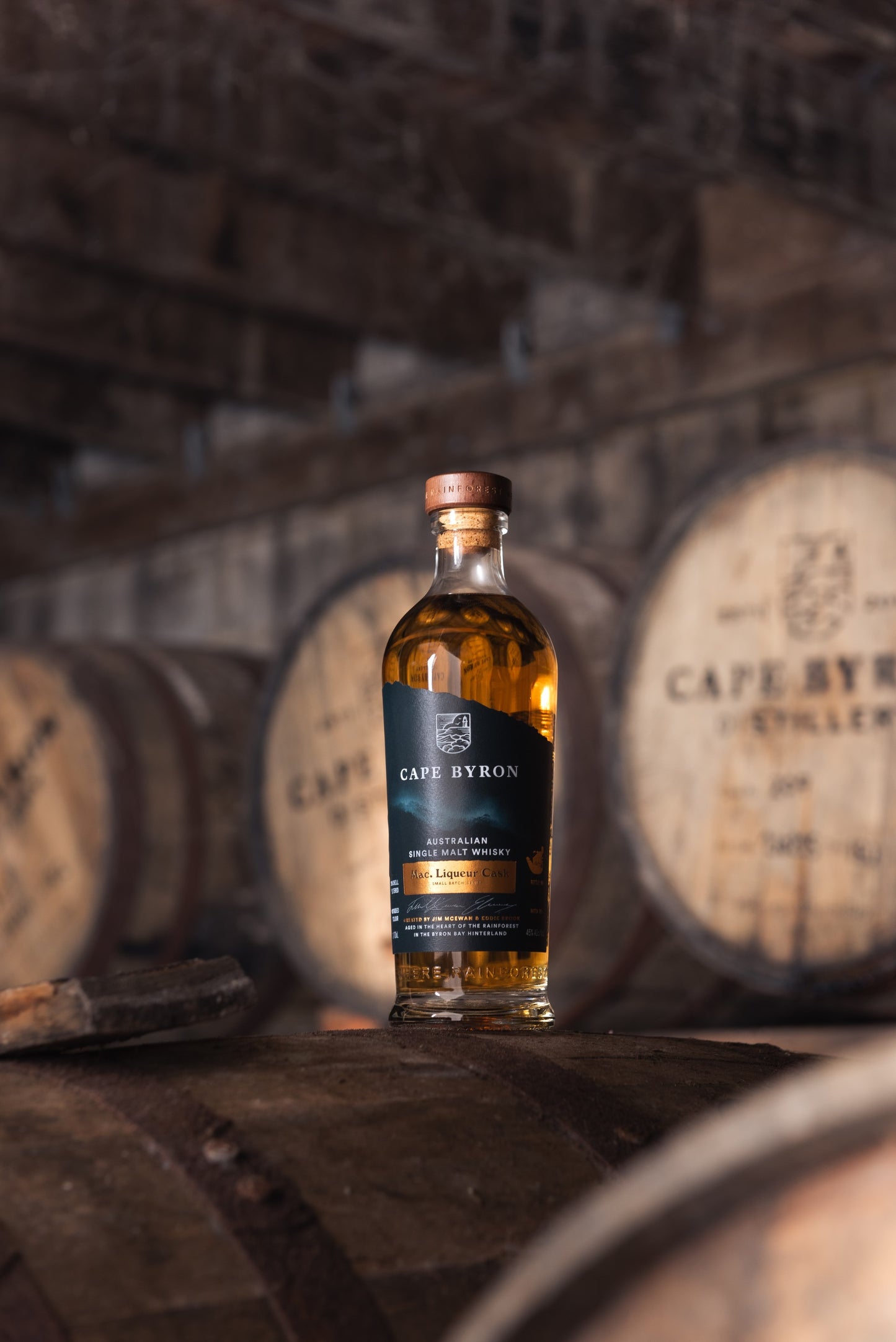 Cape Byron Mac Liqueur Cask Whisky Single Malt 700 ml (ABV 45 %)