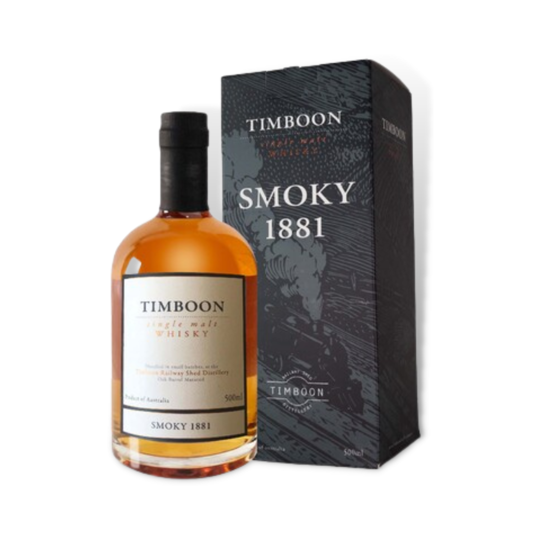 Australian Whisky - Timboon Smoky 1881 Australian Single Malt Whisky 500ml (ABV 47%)