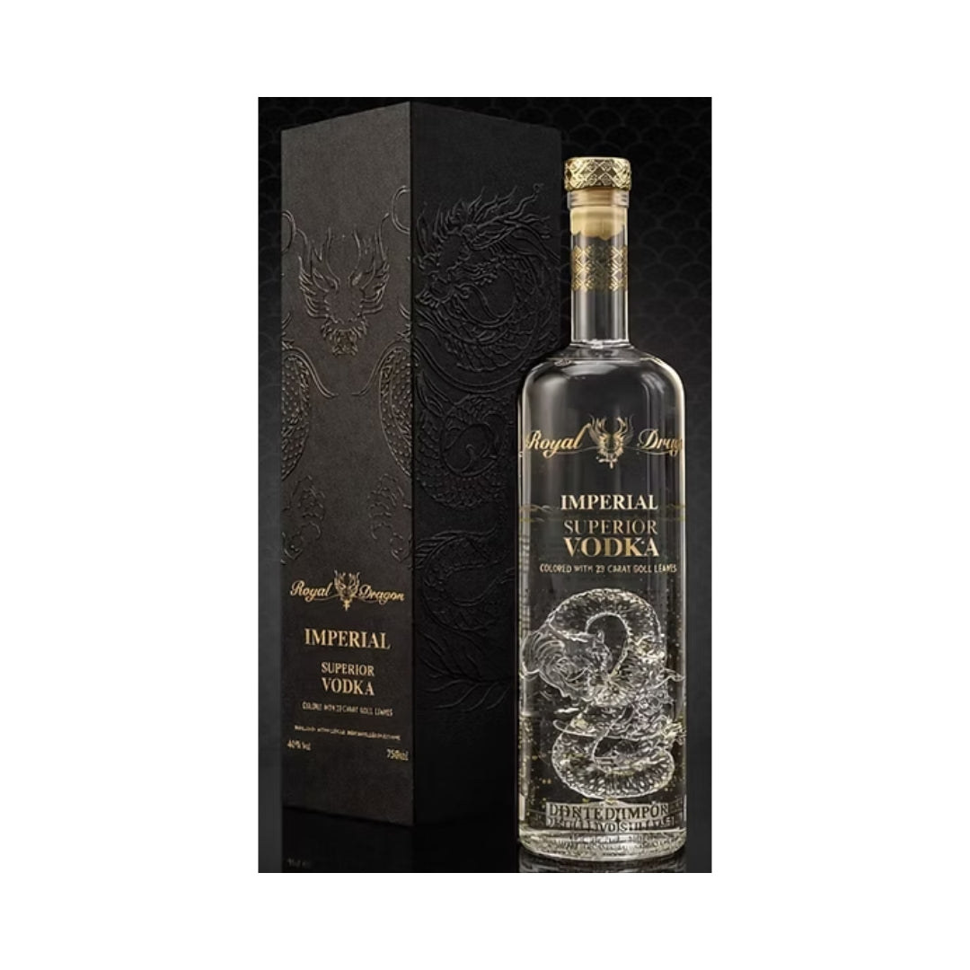 Hong Kong Vodka - Royal Dragon Imperial Vodka Gift Box 700ml (ABV 40%)