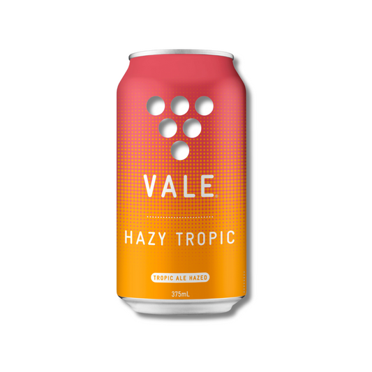 IPA - Vale Ale Hazy Tropic 375ml Case of 24 (ABV 5.2%)