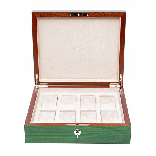 Heritage Chroma Eight Watch Box - Green