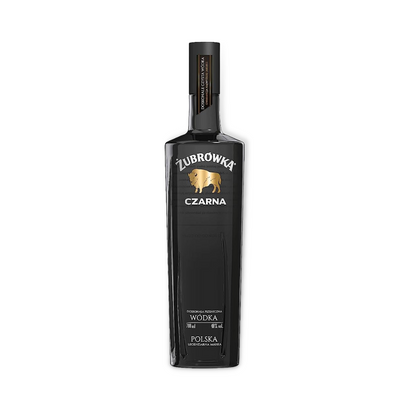 Polish Vodka -Zubrowka Czarna (Black) Vodka 700ml (ABV 40%)