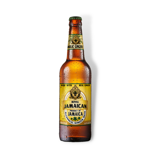 Alcoholic Ginger Beer - Royal Jamaican Alcoholic Ginger beer 6 Pack / Case of 24 (ABV 4.4%)
