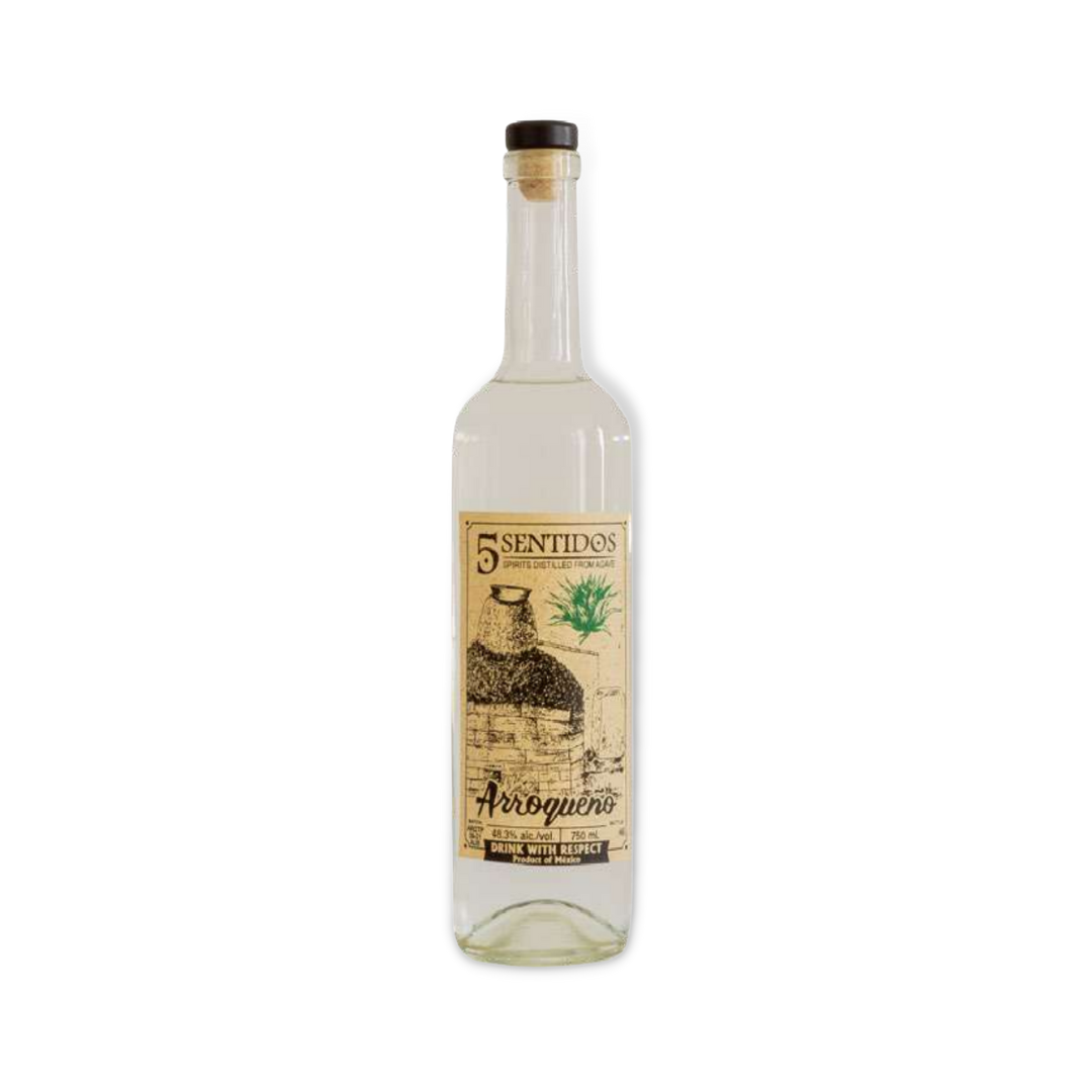 Mezcal - 5 Sentidos Arroqueno 750ml (ABV 48%)