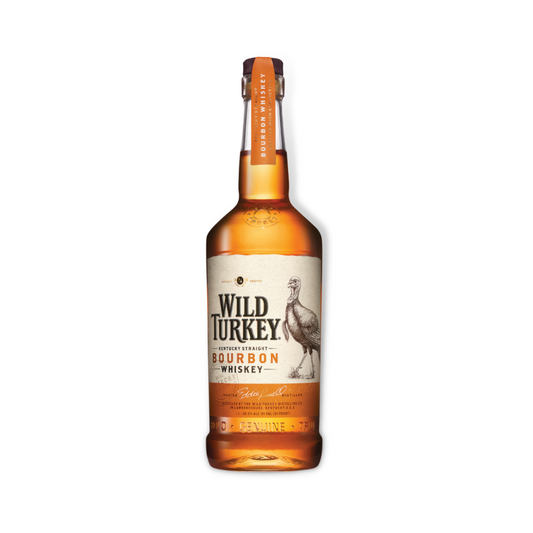 American Whiskey - Wild Turkey 81 Proof Kentucky Straight Bourbon Whiskey 1ltr / 700ml (ABV 40.5%)