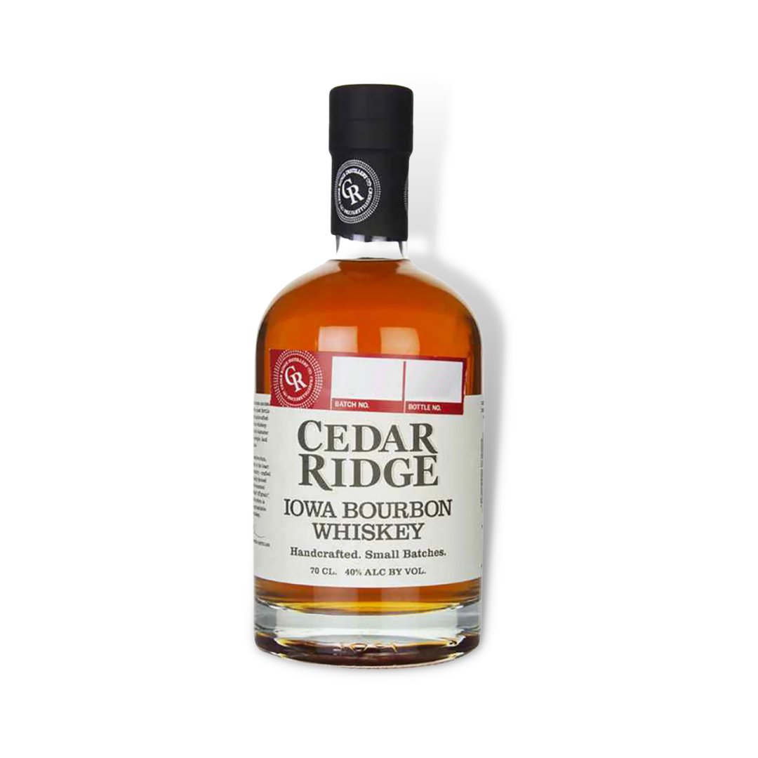 American Whiskey - Cedar Ridge Iowa Bourbon Whiskey 700ml (40% ABV)