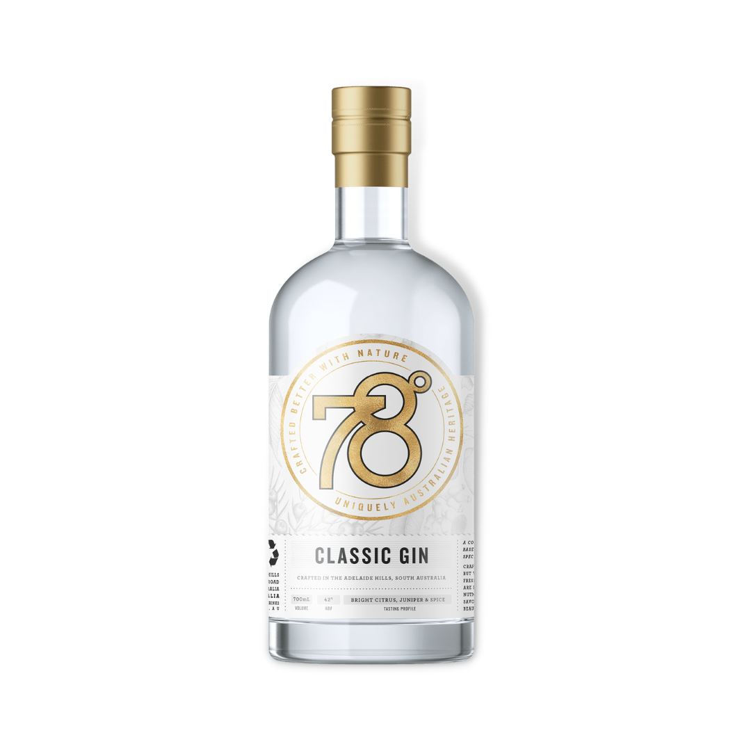 Australian Gin - 78 Degrees Classic Gin 700ml / 5ltr (ABV 42%)