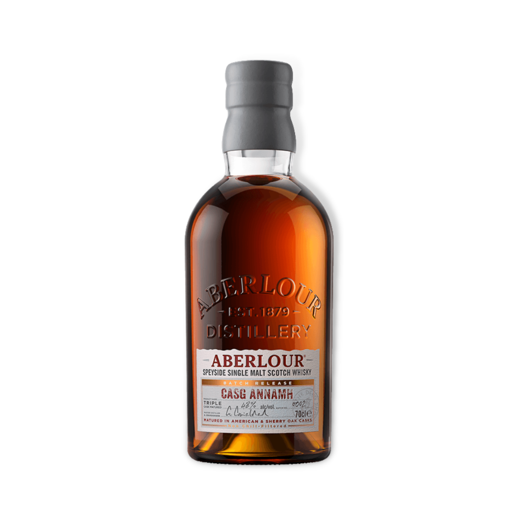 Scotch Whisky - Aberlour Casg Annamh Speyside Single Malt Scotch Whisky 700ml (ABV 48%)