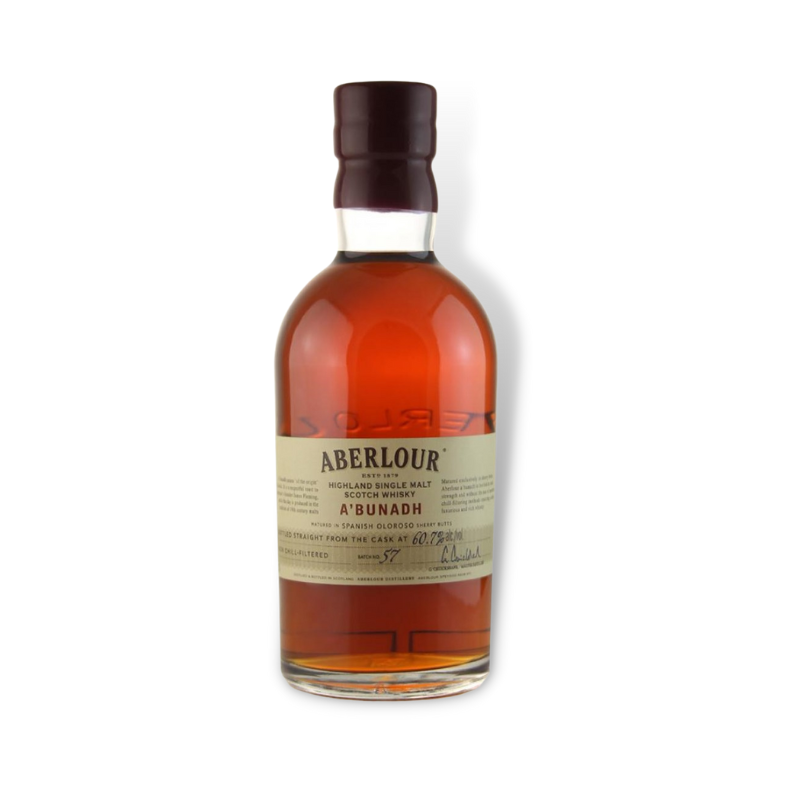 Scotch Whisky - Aberlour A'Bunadh Highland Single Malt Scotch Whisky 700ml (ABV 59.6%)