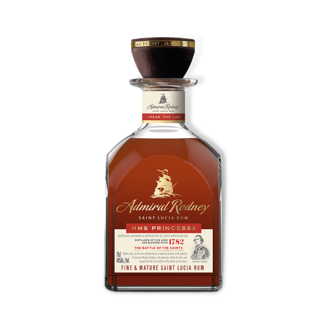 Admiral Rodney HMS Princessa Rum 700ml (ABV 40%) – Luca Collections