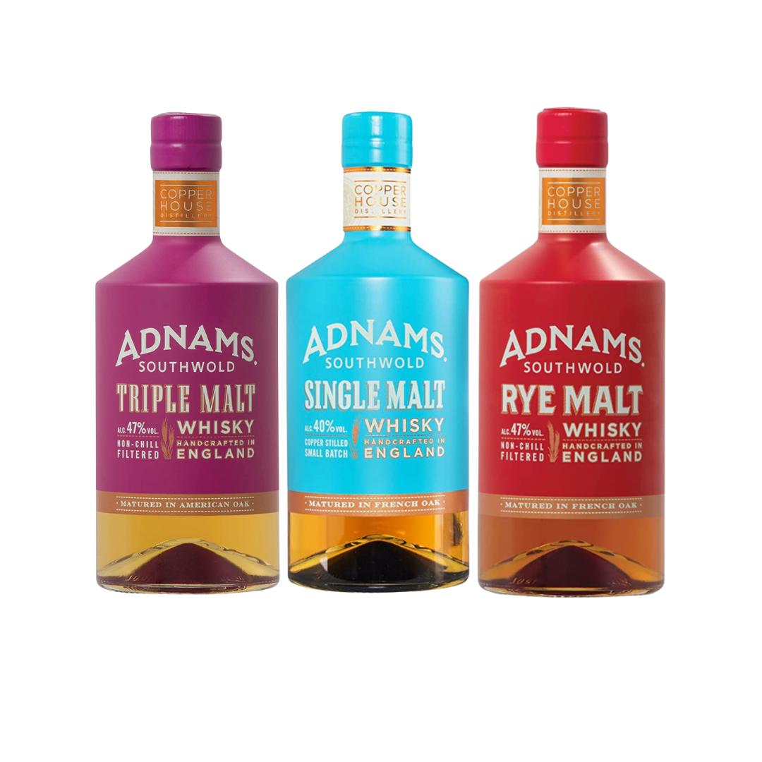 English Whisky - Adnams Rye Malt English Whisky 700ml (ABV 47%)