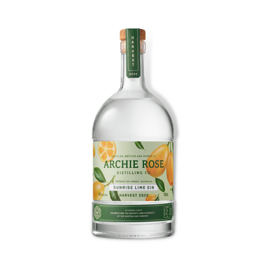 Australian Gin - Archie Rose Sunrise Lime Gin Harvest 2020 700ml (ABV 40%)