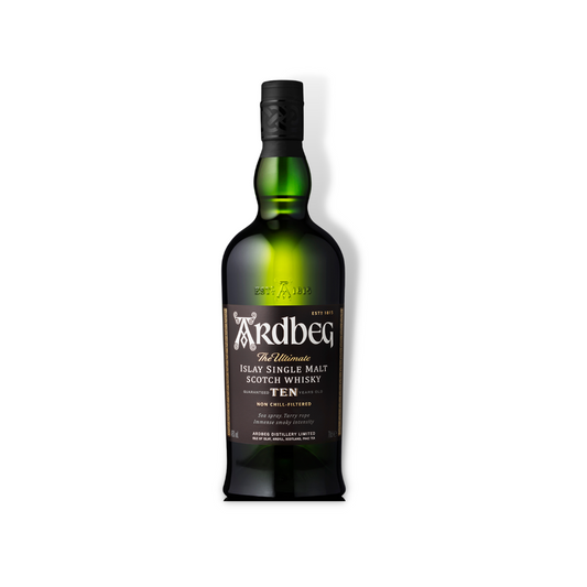 Whiskey - Ardbeg 10 Year Old Islay Single Malt Scotch Whisky 700ml (ABV 46%)