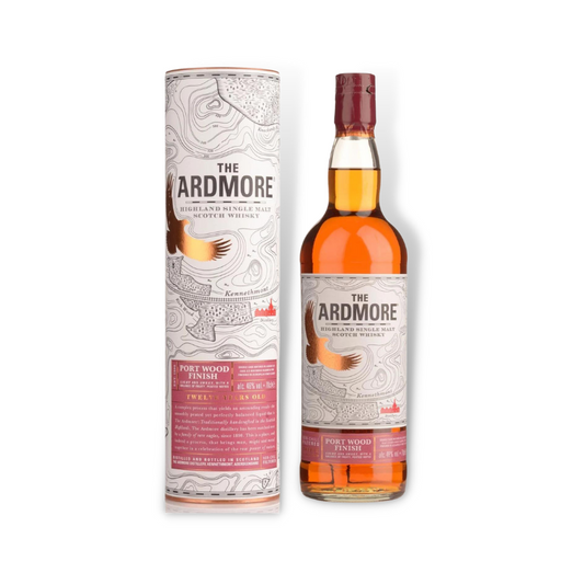 Scotch Whisky - Ardmore 12 Year Old Port Wood Finish Single Malt 700ml (ABV 46%)
