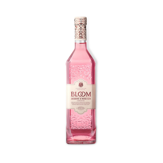 United Kingdom Gin - Bloom Jasmine & Rose Gin 700ml (ABV 40%)