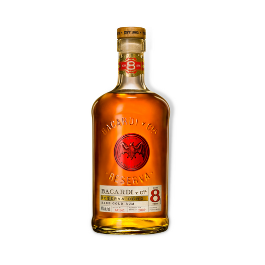 Dark Rum - Bacardi 8 Year Old Reserva Ocho Rum 700ml (ABV 40%)