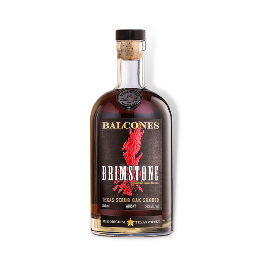 American Whiskey - Balcones Brimstone Texas Scrub Oak Smoked Whisky 700ml (ABV 53%)