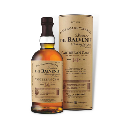 Scotch Whisky - Balvenie Caribbean Cask 14 Year Old Single Malt Scotch Whisky 700ml (ABV 43%)