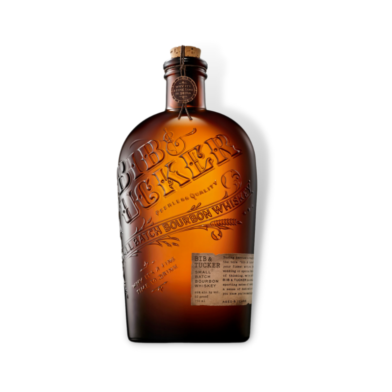 American Whiskey - Bib & Tucker 6 Year Old Small Batch Bourbon Whiskey 750ml (ABV 46%)