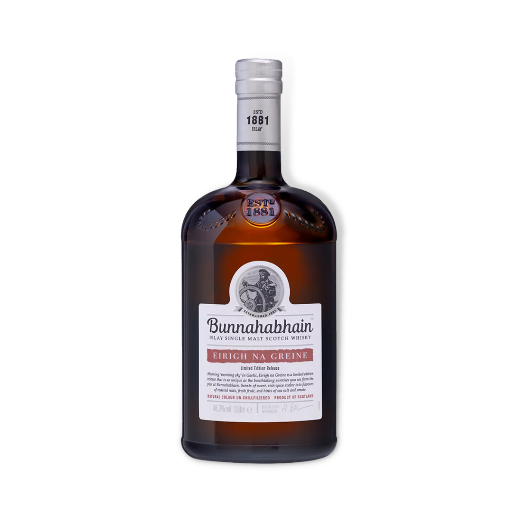 Scotch Whisky - Bunnahabhain Eirigh Na Greine Single Malt Scotch Whisky 1ltr (ABV 46.3%)