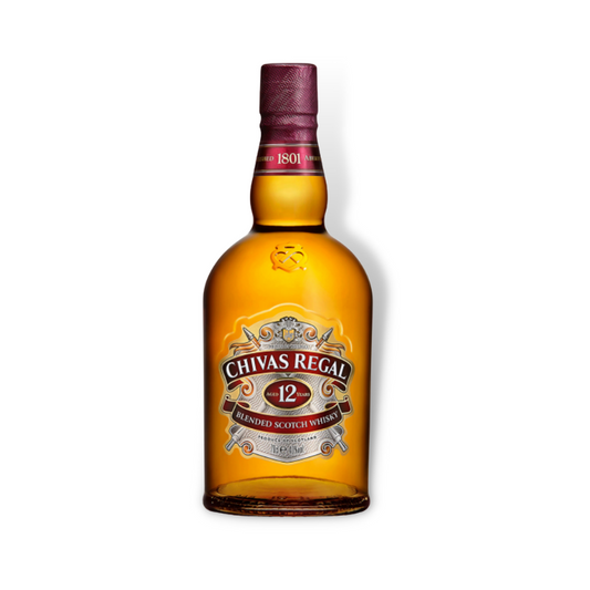 Scotch Whisky - Chivas Regal 12 Year Old Blended Scotch Whisky 1ltr / 700ml (40% ABV)