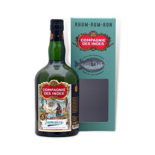 Dark Rum - Compagnie des Indes Jamaica 5 Year Old Rum 700ml (ABV 43%)