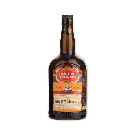 Dark Rum - Compagnie des Indes Barbagay 14 Year Old Rum 700ml (ABV 43%)