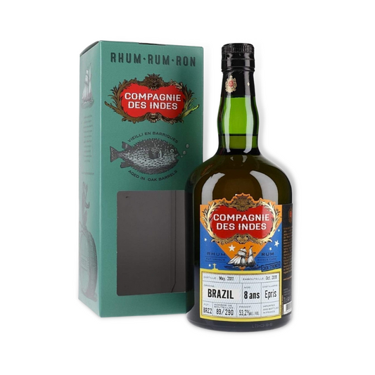 Dark Rum - Compagnie des Indes Brazil 8 Year Old Rum 700ml (ABV 53.2%)