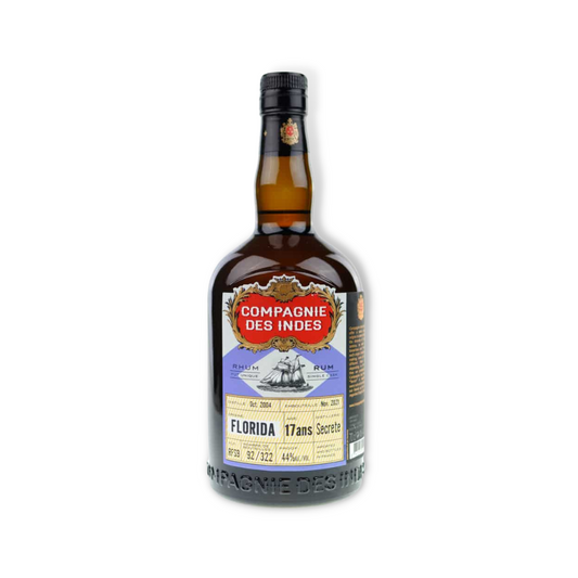 Dark Rum - Compagnie des Indes Florida 17 Year Rum 700ml (ABV 44%)