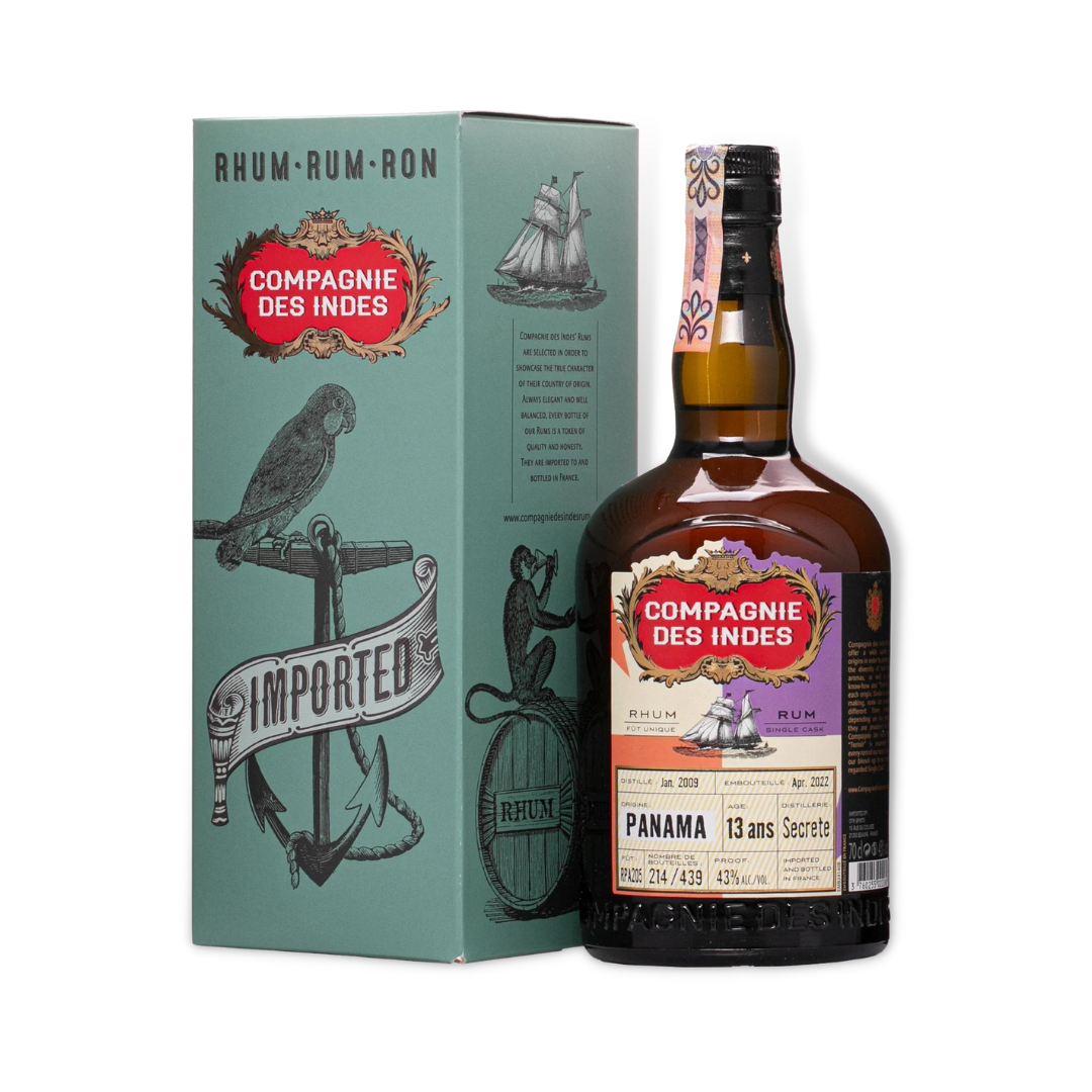 Dark Rum - Compagnie des Indes Panama 13 Year Rum 700ml (ABV 43%)