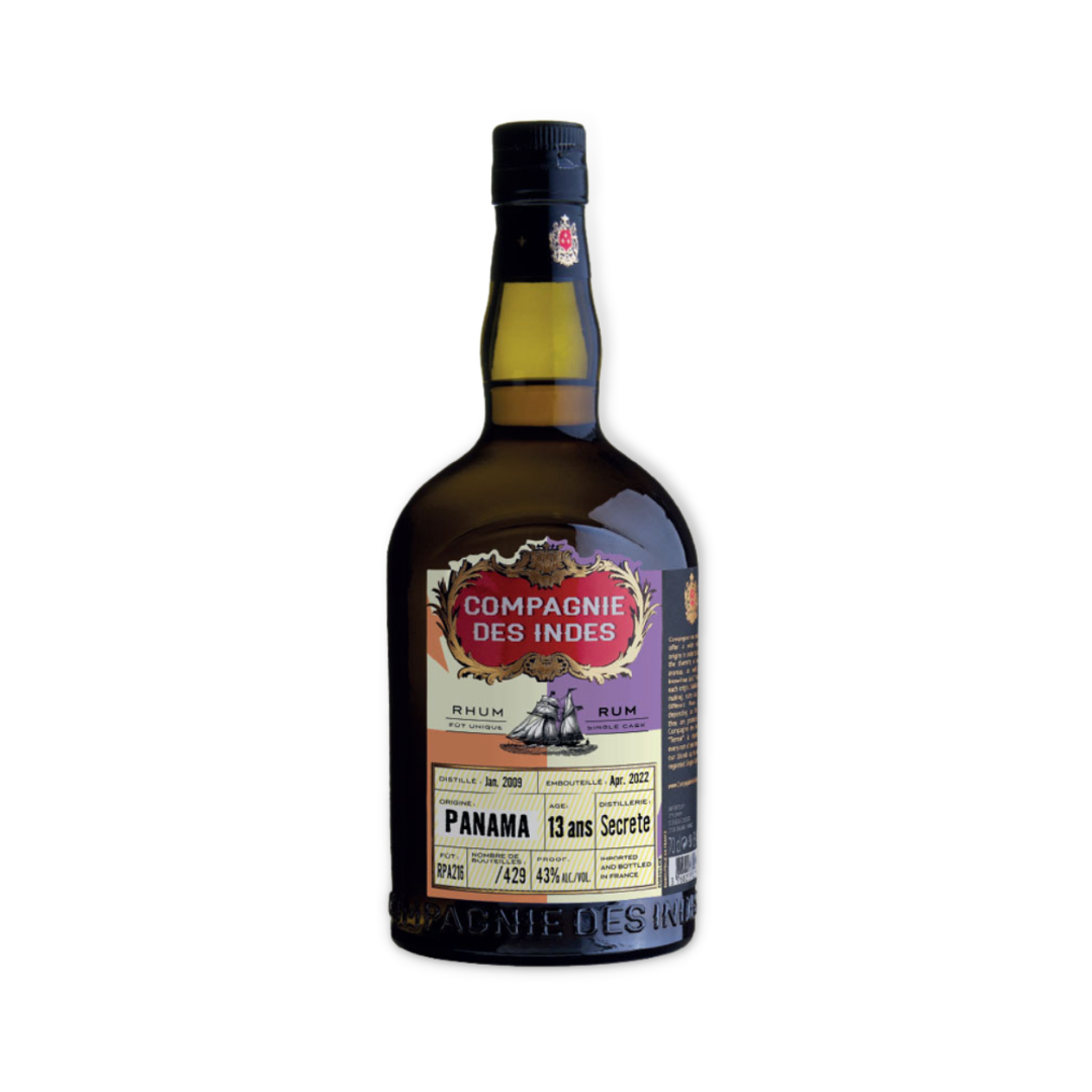 Dark Rum - Compagnie des Indes Panama 13 Year Rum 700ml (ABV 43%)